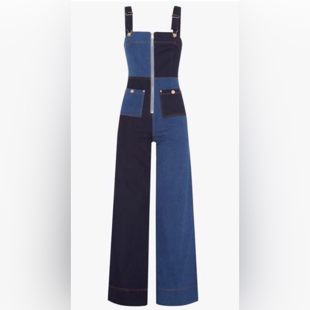 New Alice McCall Quincy Denim Patchwork Super Cool Jumper size 4
